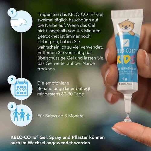 Kelo-Cote Kids Silikon Narbengel - 3