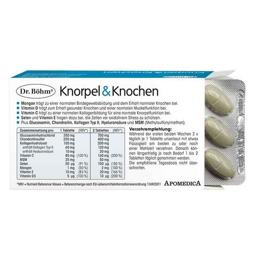 DR.B&Ouml;HM Knorpel &amp; Knochen Tabletten - 2