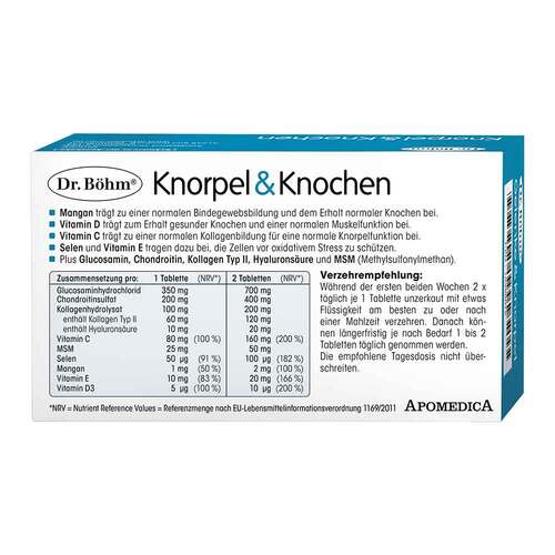 DR.B&Ouml;HM Knorpel &amp; Knochen Tabletten - 2