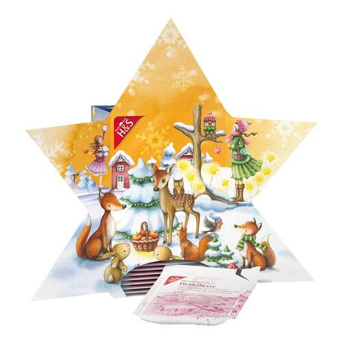 H&S Adventskalender Stern Filterbeutel - 1
