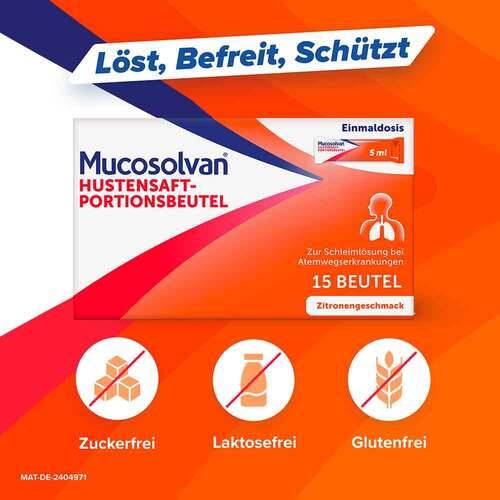 Mucosolvan Hustensaft-Portionsbeutel 30 mg / 5 ml - 4