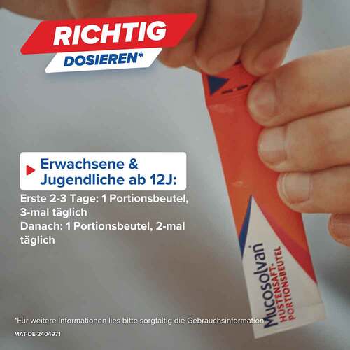 Mucosolvan Hustensaft-Portionsbeutel 30 mg / 5 ml - 5