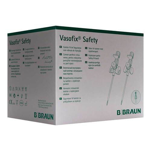 VASOFIX Safety Kan&uuml;le 20 G 1,1x33 mm PUR rosa - 1