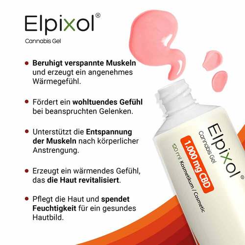 Cannabis Gel 1000 mg w&auml;rmend Elpixol - 2