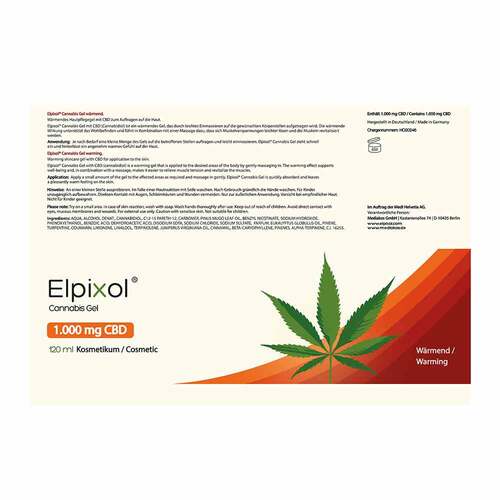 Cannabis Gel 1000 mg w&auml;rmend Elpixol - 6