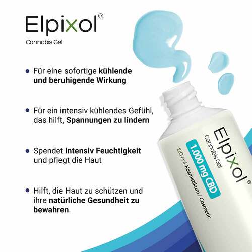 Cannabis Gel 1000 mg Cbd k&uuml;hlend Elpixol - 2