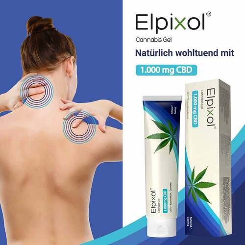 Cannabis Gel 1000 mg Cbd k&uuml;hlend Elpixol - 3