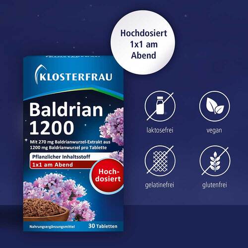 Klosterfrau Baldrian 1200 Tabletten - 3