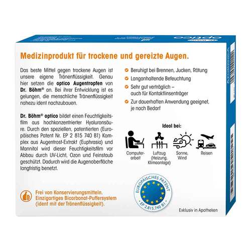DR.B&Ouml;HM optico Augentropfen - 2