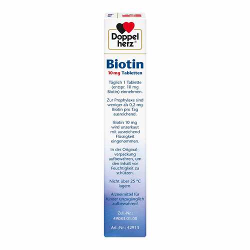 Doppelherz Biotin 10 mg Tabletten - 3