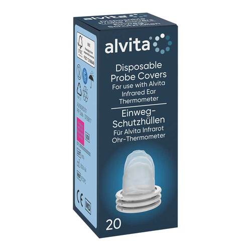 ALVITA Einweg-Schutzh&uuml;llen f&uuml;r Ohrthermometer - 1