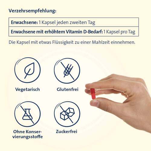 Vitamin D3 K2 Hevert + Calcium und Magnes.4000 IE Kapseln  - 3