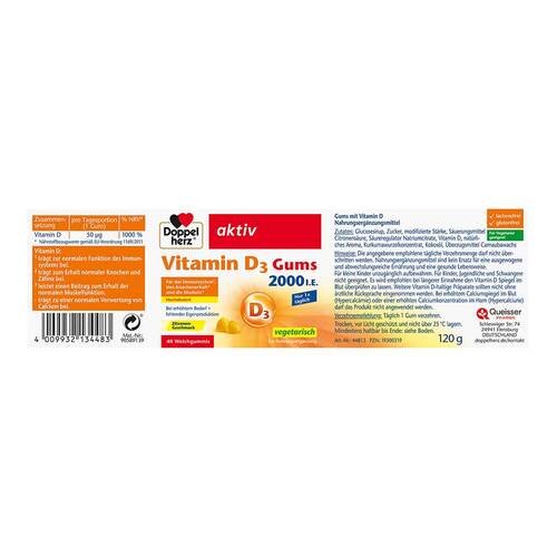 Doppelherz Vitamin D3 2000 I.E.Gums - 3