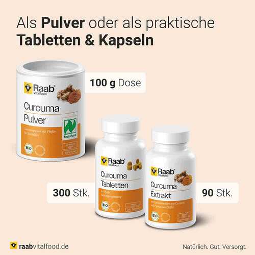 Raab Vitalfood Curcuma Bio Tabletten - 4