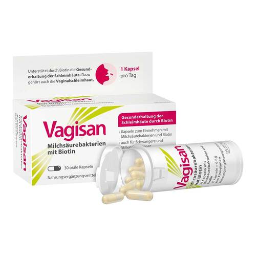 Vagisan Milchs&auml;urebakterien mit Biotin Kapseln - 1