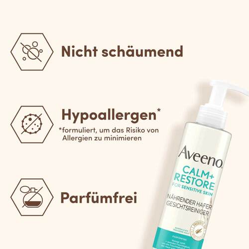Aveeno Calm + Restore n&auml;hrender Hafer Gesichtsrein. - 4