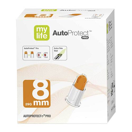 MYLIFE AutoProtect PRO Sich.-Pen-Nadeln 29 G 8 mm - 1