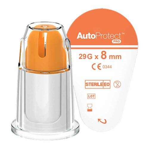 MYLIFE AutoProtect PRO Sich.-Pen-Nadeln 29 G 8 mm - 2