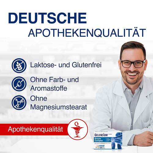Gelencium Enzym Complex hochdos.mit Bromelain Kapseln  - 3