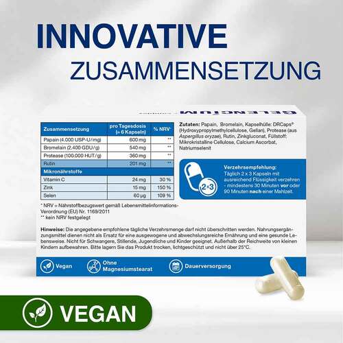 Gelencium Enzym Complex hochdos.mit Bromelain Kapseln  - 5