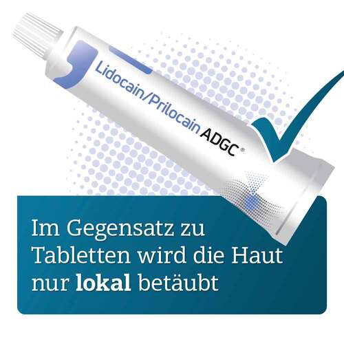 Lidocain / Prilocain Adgc 25 mg/g +   25 mg/g Creme - 4