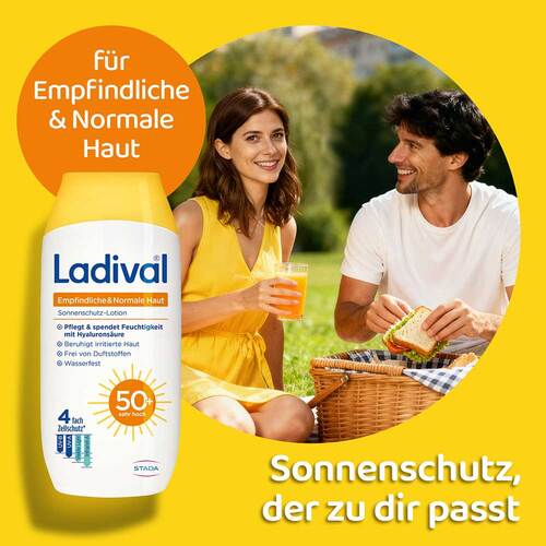 Ladival empfindliche &amp; normale Haut Lotion Lsf 50 +  - 2