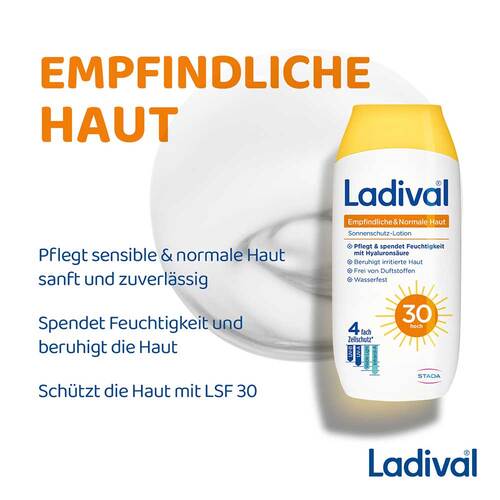 Ladival empfindliche &amp; normale Haut Lotion Lsf 30 - 3