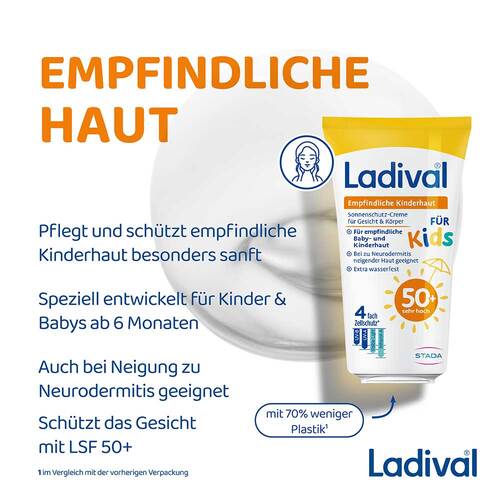 Ladival empfindliche Kinderhaut Creme Lsf 50 +  - 3
