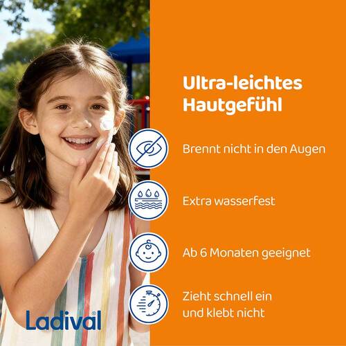 Ladival empfindliche Kinderhaut Creme Lsf 50 +  - 5