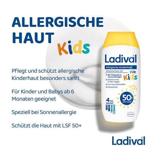 Ladival allergische Kinderhaut Gel Lsf 50 +  - 3
