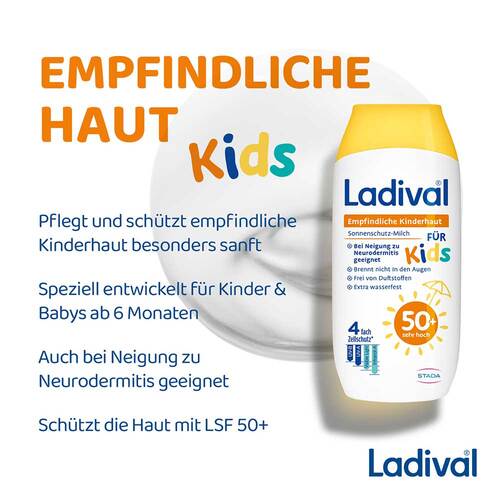 Ladival empfindliche Kinderhaut Milch Lsf 50 +  - 3