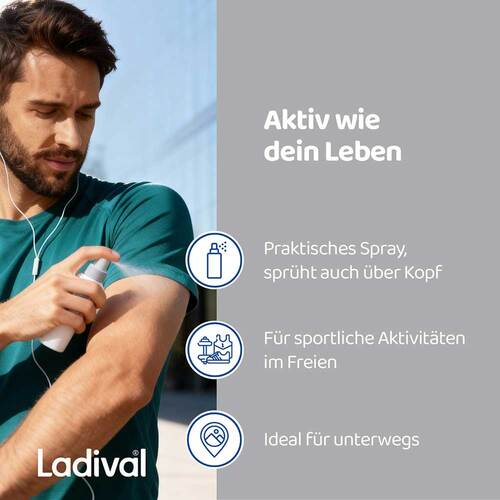 Ladival Aktiv Sonnenschutz-Spray Lsf 50 +  - 5