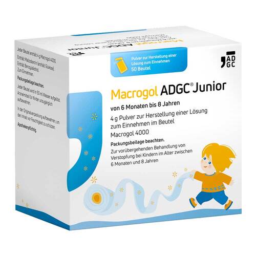 Macrogol Adgc Junior 6M-8J 4g Pulver zur H.e.L.zum Einnehmen  - 1