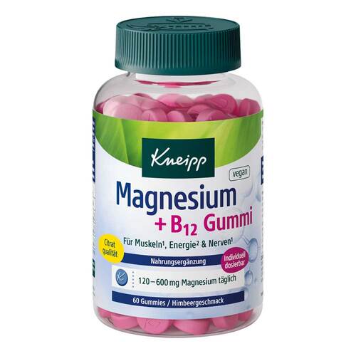 Kneipp Magnesium + B12 Gummi Himbeer - 1