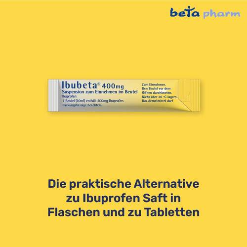 Ibubeta 400 mg Suspension zum Einnehmen im Beutel - 2