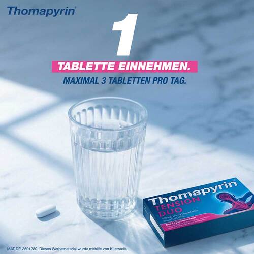 Thomapyrin Tension Duo 400 mg / 100 mg Filmtabletten - 4