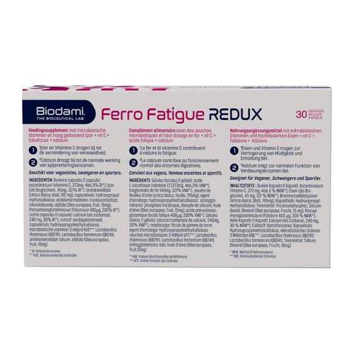 Biodami Ferro Fatigue Redux Eisen hochdos. + Vitamin C  - 2