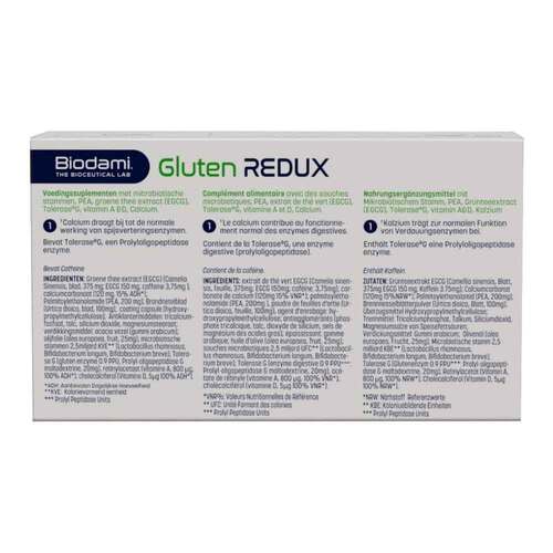 Biodami Gluten Redux Darm Bakterienkult. + Enzym Tol - 2