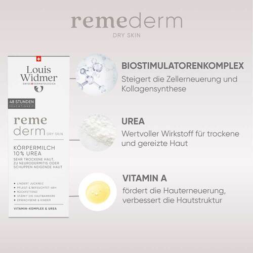 Widmer Remederm dry Skin K&ouml;rpermilch 10% Urea l.P. - 5