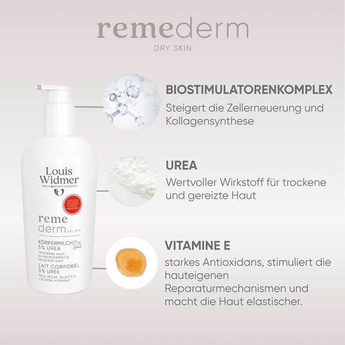 Widmer Remederm dry Skin K&ouml;rpermilch 5% Urea ohne P. - 4