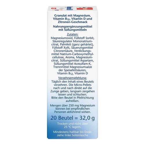 Doppelherz Magnesium 500 + B12+D3 Depot Direct Pell. - 3