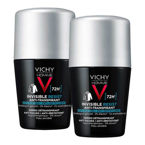 VICHY HOMME Deo Roll-on 72h Anti-Flecken DP - 1