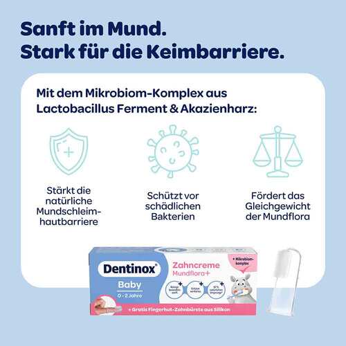 Dentinox Zahncreme Mundflora Baby - 4