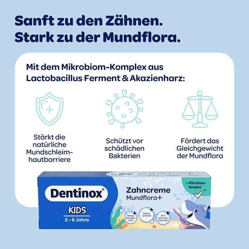 Dentinox Zahncreme Mundflora Kids - 4