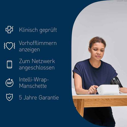 Omron M4 Connect Afib Oberarm Blutdruckmessger&auml;t - 5