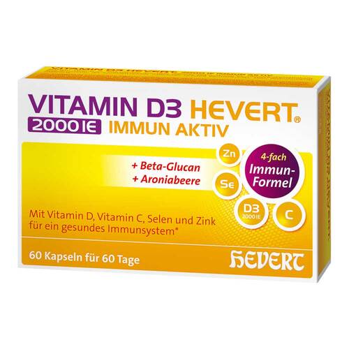 Vitamin D3 Hevert 2000 I.E. Immun Aktiv Kapseln - 1