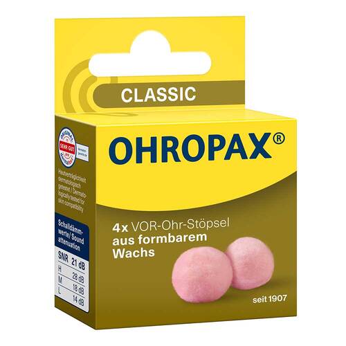 Ohropax Classic Wachs Vor-Ohr St&ouml;psel - 1