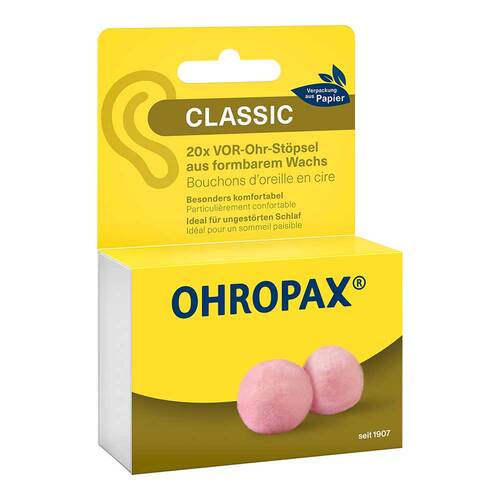 Ohropax Classic Wachs Vor-Ohr St&ouml;psel - 1