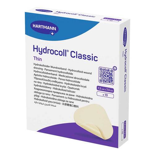 HYDROCOLL Classic Thin Wundverband 7,5x7,5 cm - 1