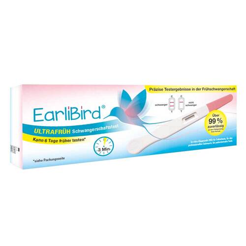 Earlibird Ultrafr&uuml;h Schwangerschaftstest Urin - 1